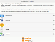 Tablet Screenshot of gestionalquileres.com
